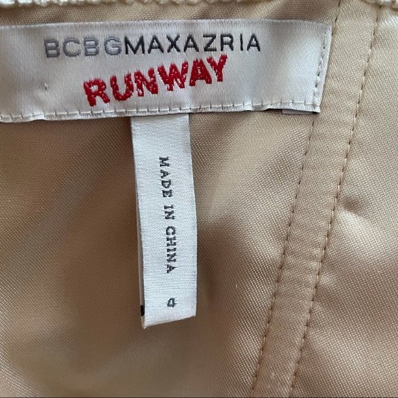 BCBGMAXAZRIA RUNWAY, 4, Silk Cocktail Dress, Like New - Picture 6 of 9